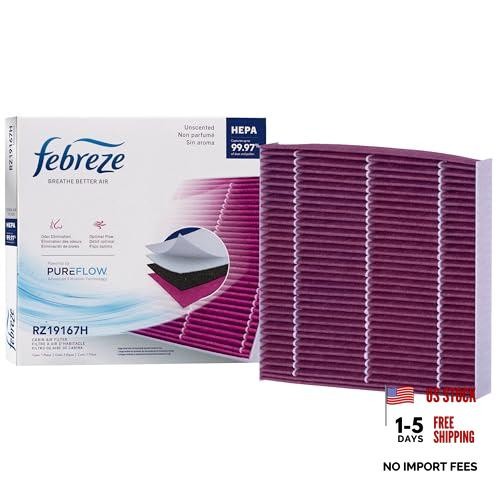 Odor Control Cabin Air Filter by PUREFLOW RZ19167H Fits 2003-2017 Honda HEPA
