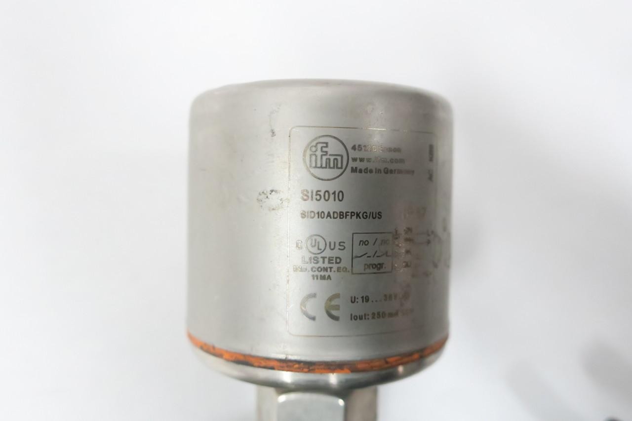 Ifm Efector SI5010 SID10ADBFPKG/US Flow Sensor 19-36v-dc