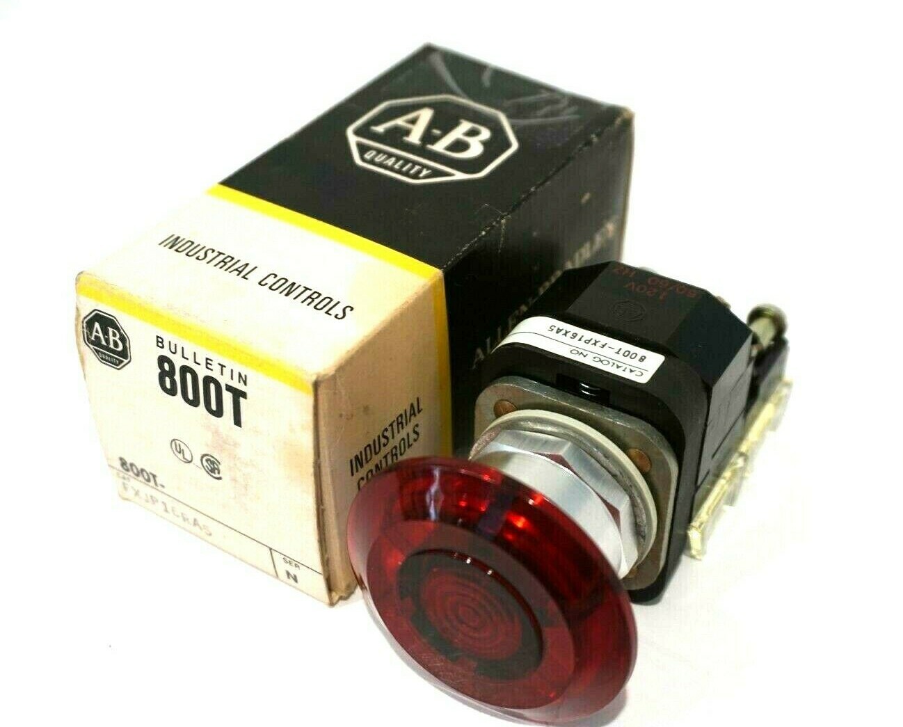NEW ALLEN BRADLEY 800T-FXJP16RA5 PUSHBUTTON SER.N 800TFXJP16RA5