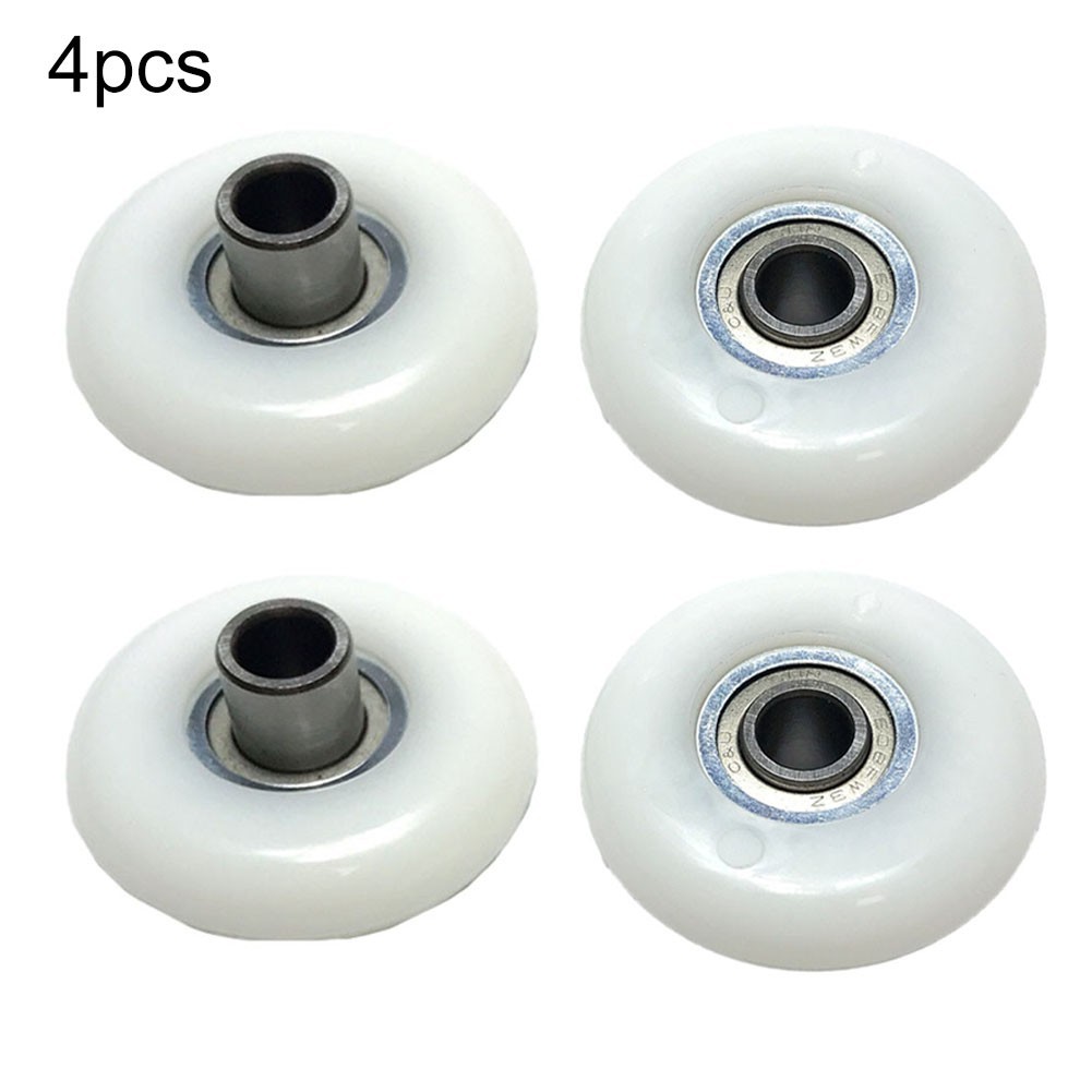 Robust Rowing Machine Seat Wheels Complete Set of 4 for Enhanced Performance
