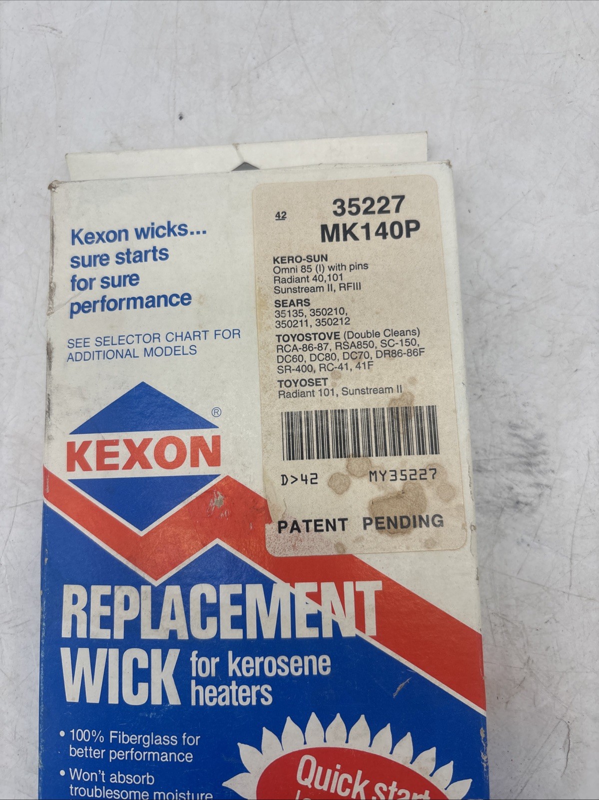 Kexon 35227 MK140P KEROSENE HEATER Wick
