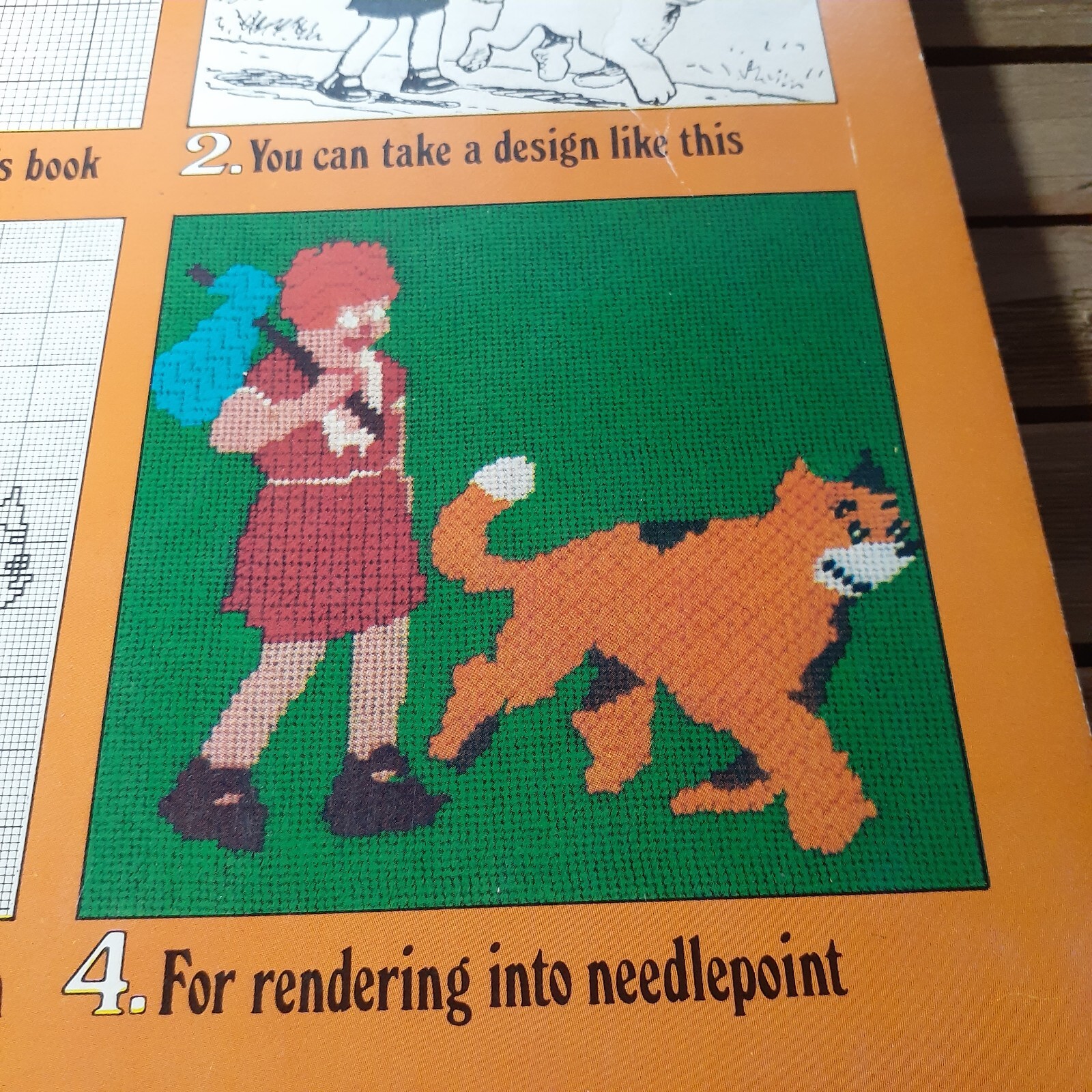 Design and Chart Your Own Needlepoint Rita Weiss with Step by Step Instructions
