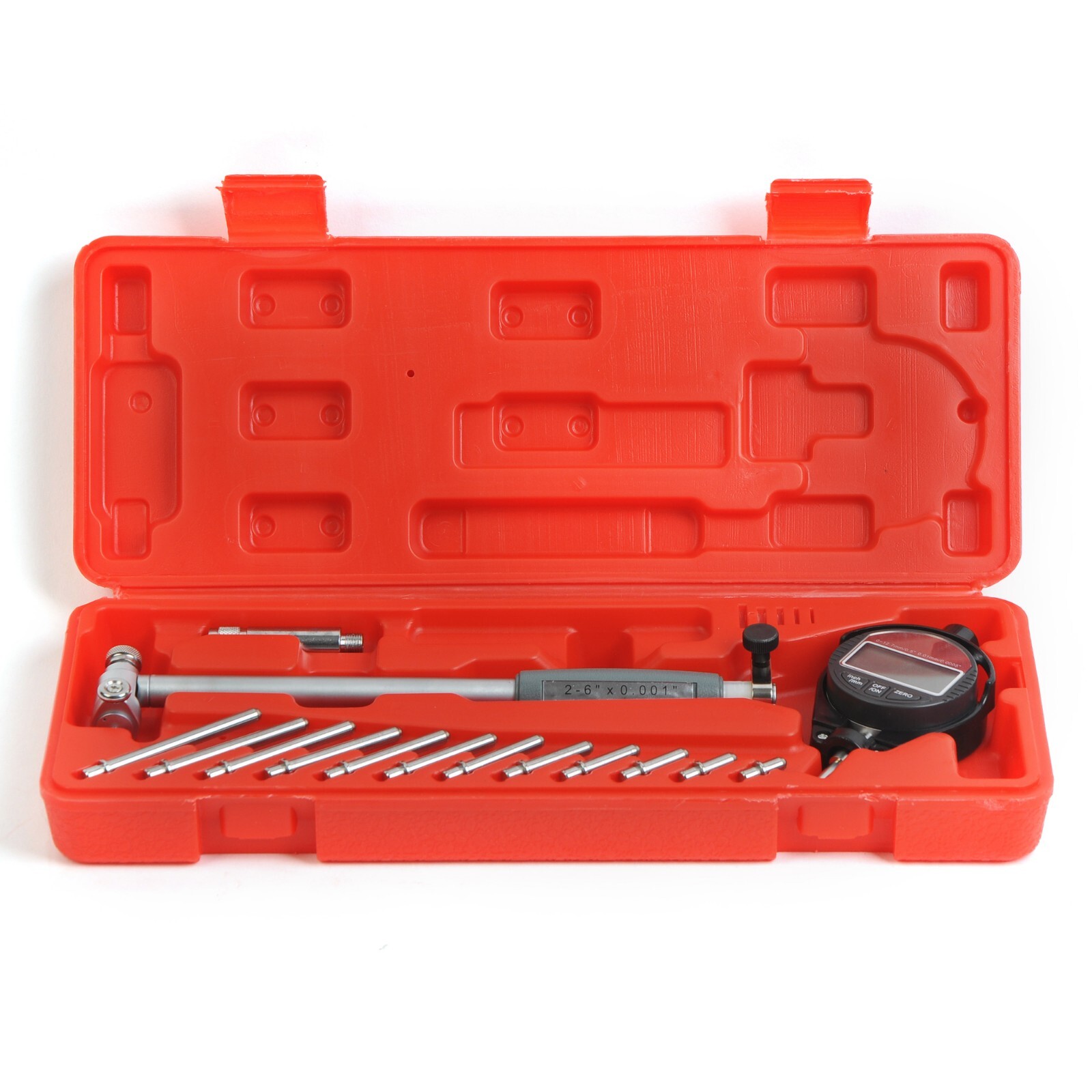 Engine Cylinder 2 - 6"  Dial Bore Gauge Gage Indicator 0.01mm Accuracy