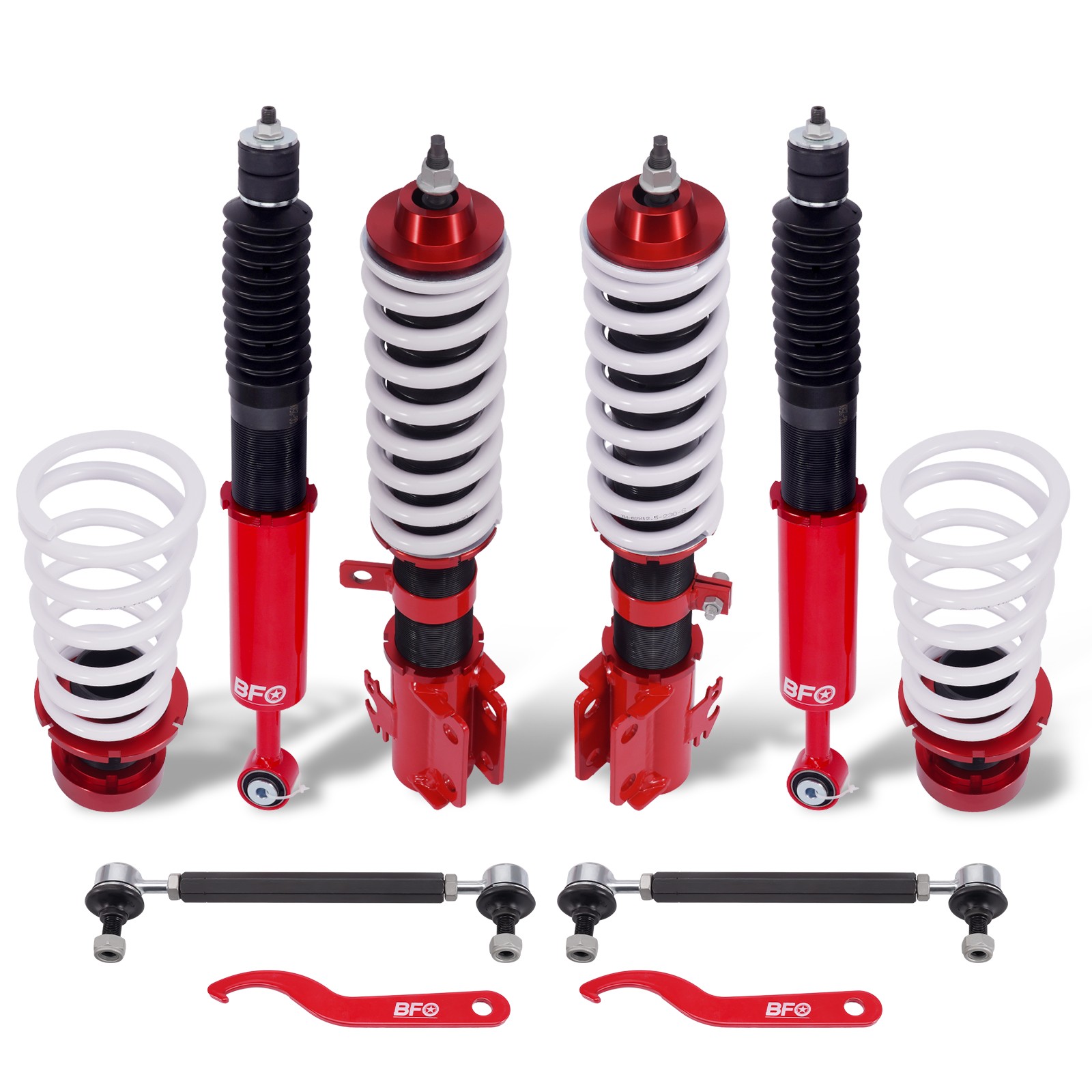 BFO Coilover Shock+Spring Lowering Kit for Toyota Yaris 07-10 SCION XD 08-14