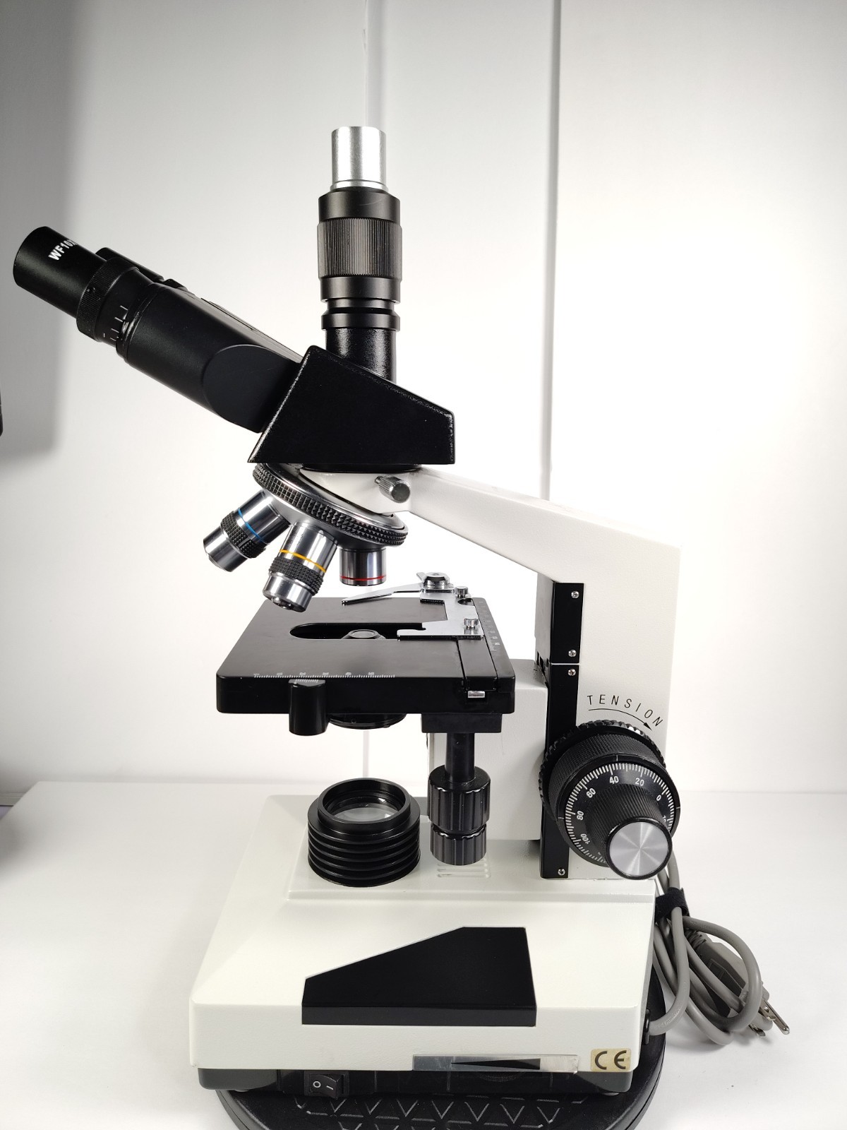 AmScope Lab Clinic Vet Trinocular Compound Microscope