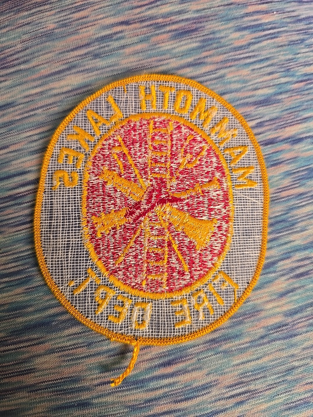 Vintage Mammoth Lakes Fire Department Patch