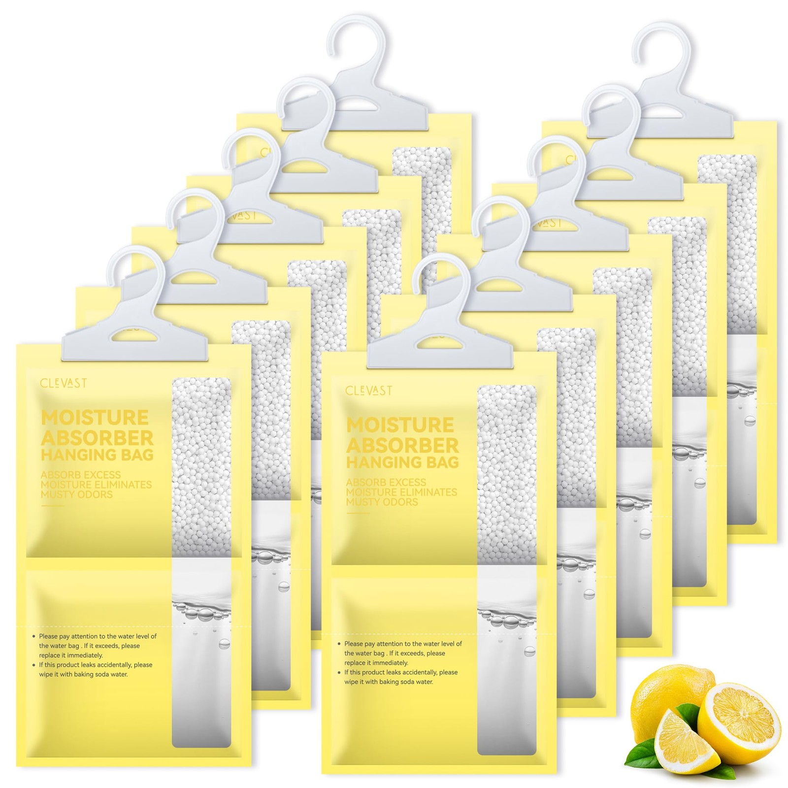 Moisture Absorbers Packets 10 Pack, Dehumidifier Bags for Closet, Scented Han.