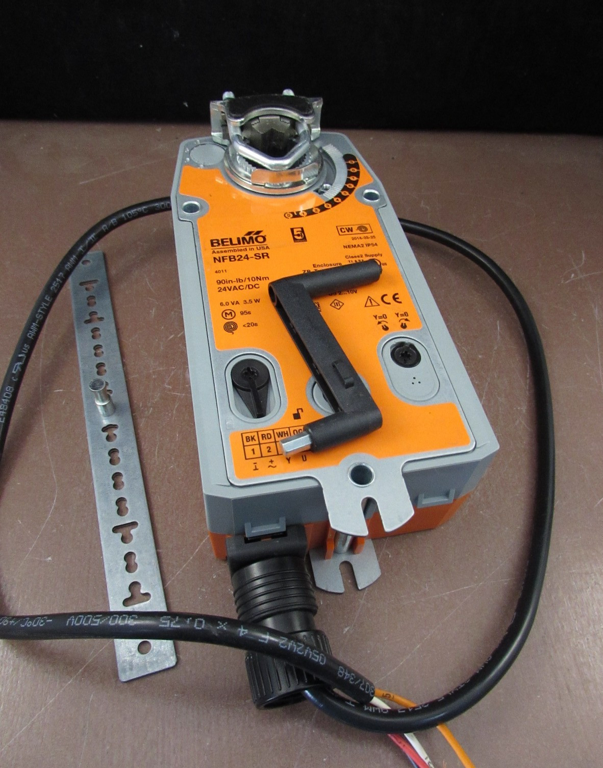 Belimo NFB24-SR Spring Return Damper Actuator 24V 90 in-lb Modulating