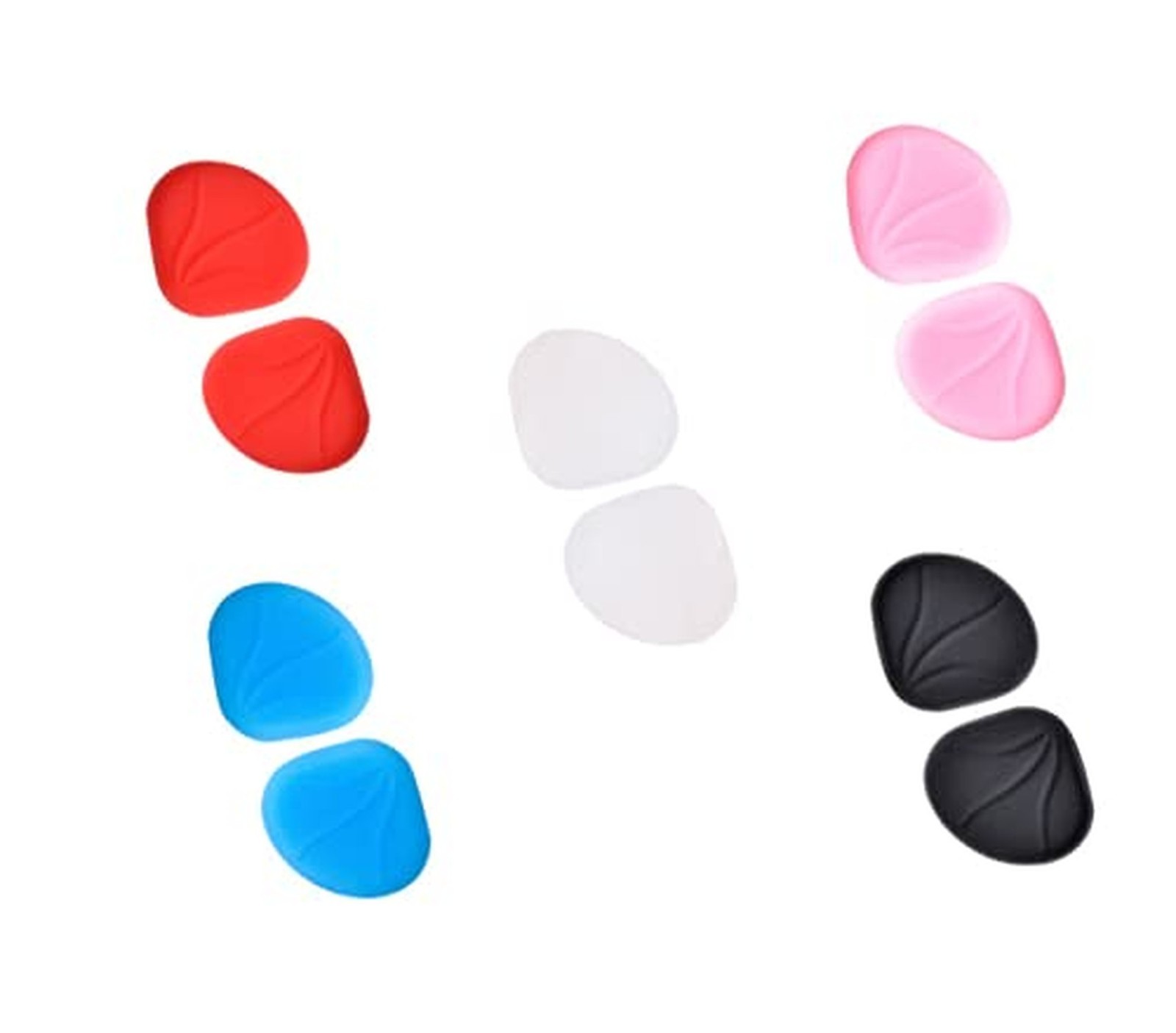 5 Pairs Silicone Anti-slip Eyeglass Holder Comfort Anti-Slip Ear Cushions Eye...
