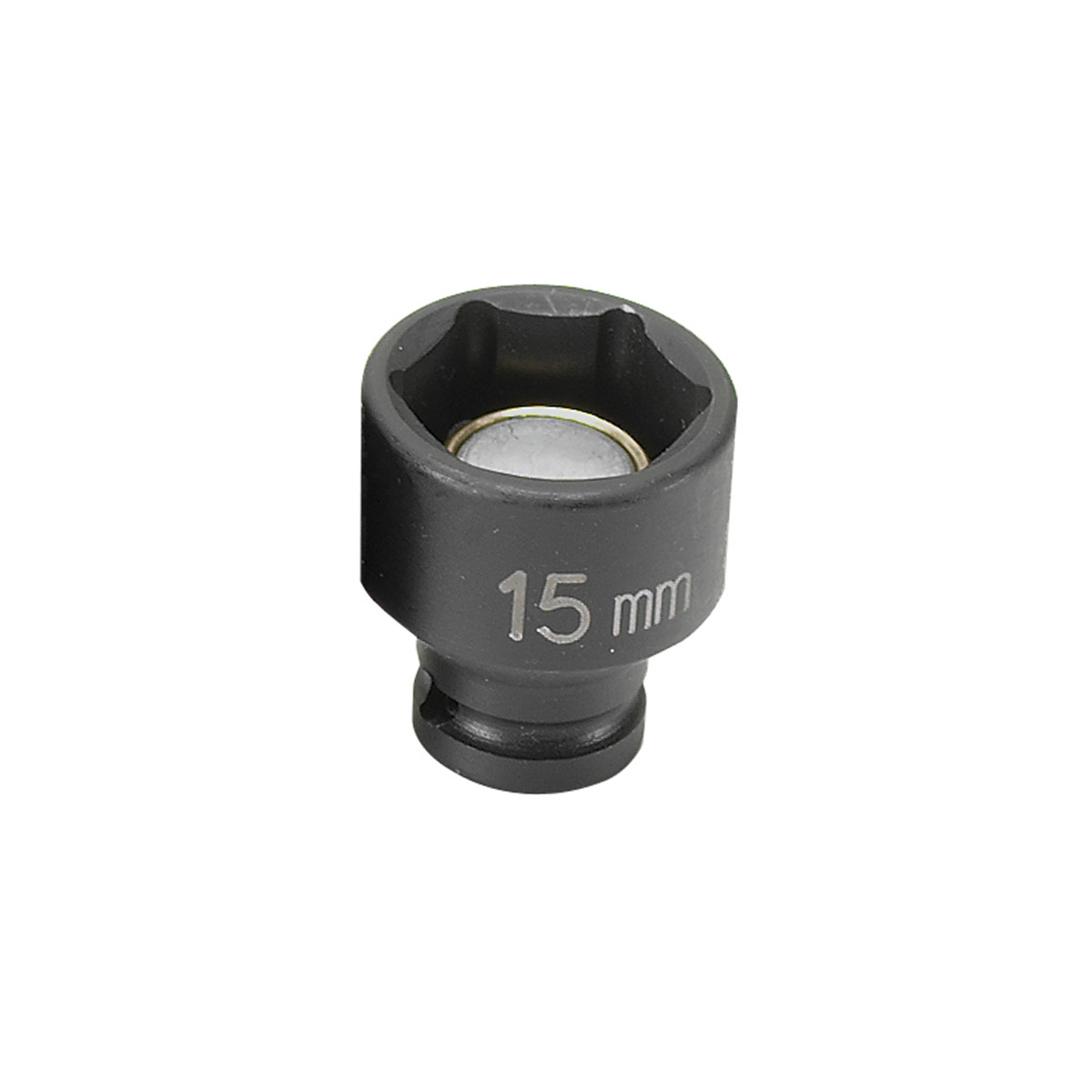 Grey Pneumatic 1/4" Drive x 15mm Magnetic Standard Socket