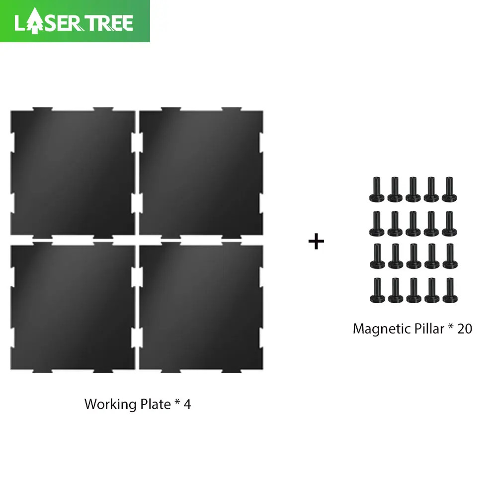 LASERTREE Flexible Honeycomb Working Plate for Laser Engraver Machine