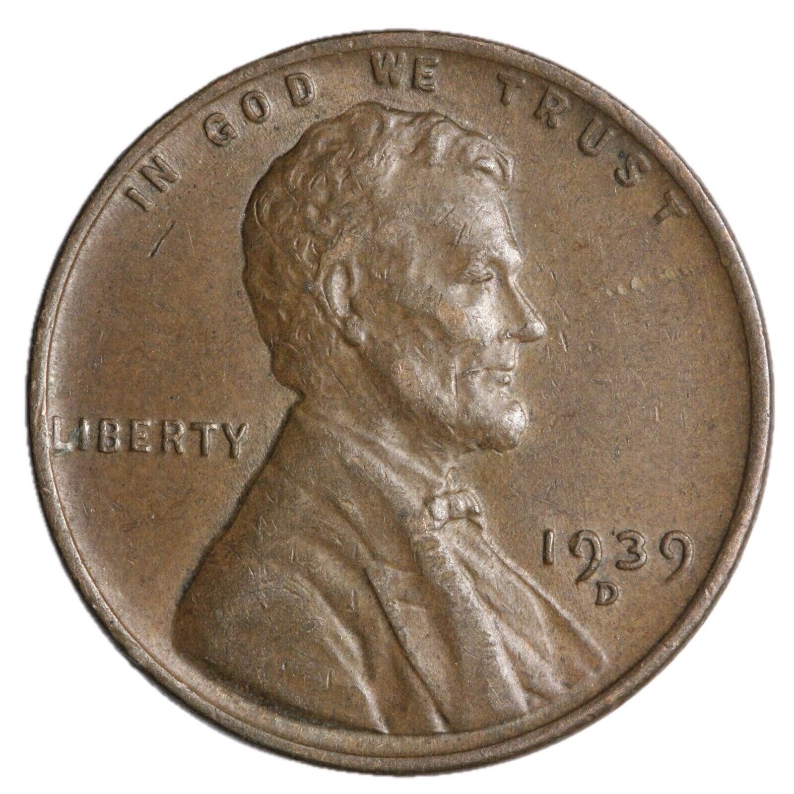 1939-D Lincoln Wheat Cent “Best Value on eBay “ Free S&H W/Tracking!!
