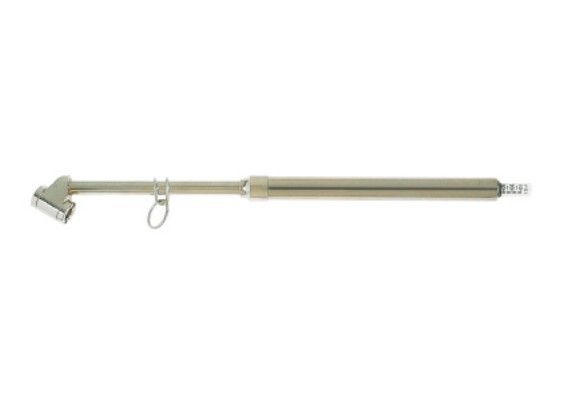 ASCOT 1031 DUAL FOOT SERVICE GAUGE 45 DEGREE ANGLE (10-150 LB) CHROME PLATED