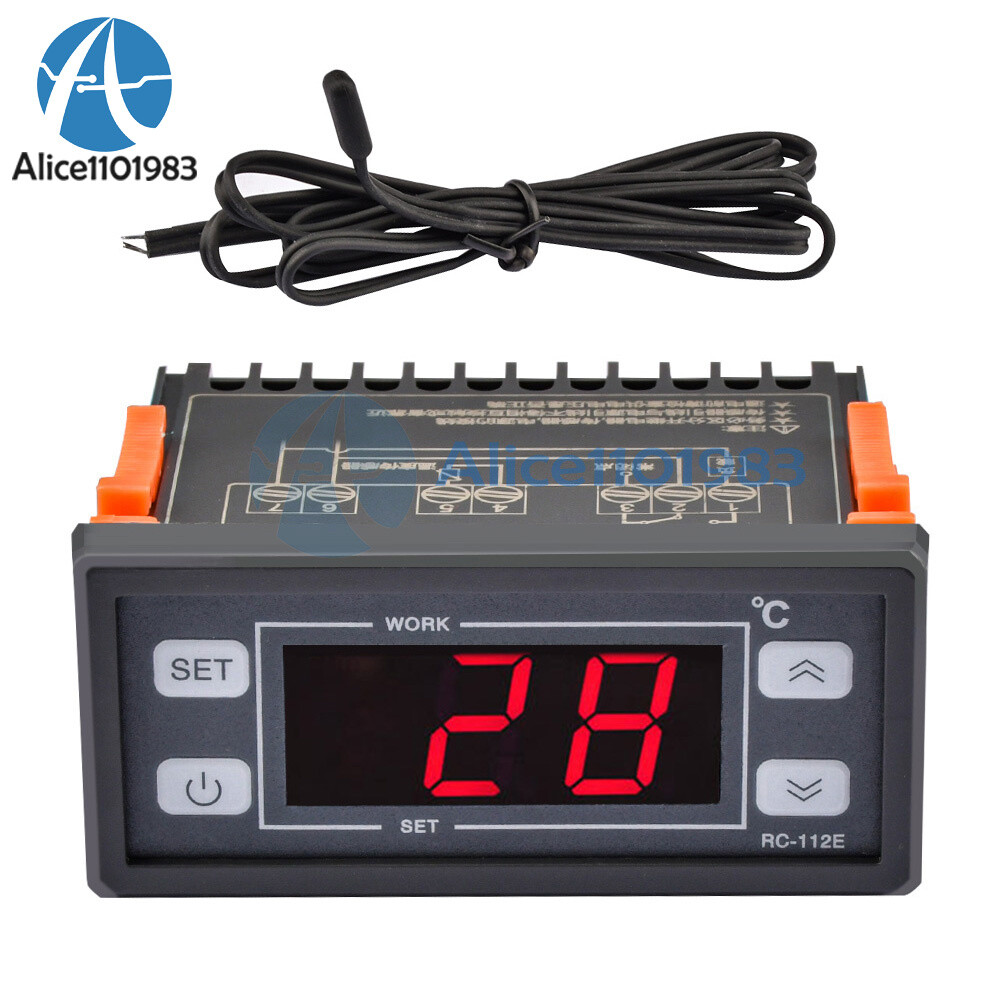 Universal STC-200 Digital Temperature Controller Thermostat 2m NTC Sensor Cable