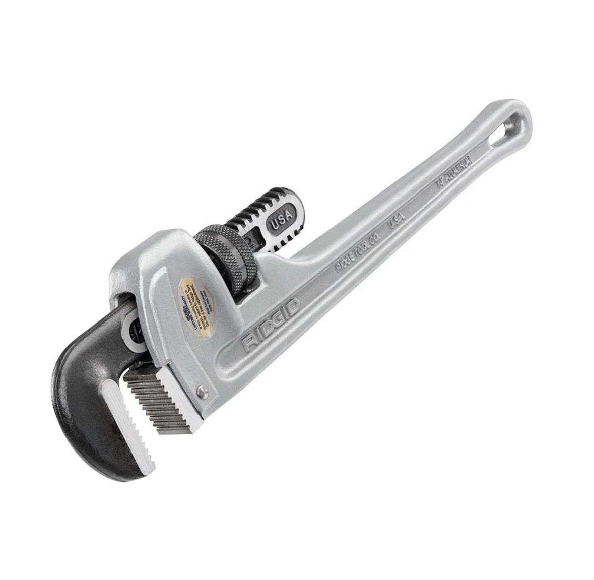 RIDGID 31095 14" Aluminum Straight Pipe Wrench - Model 814