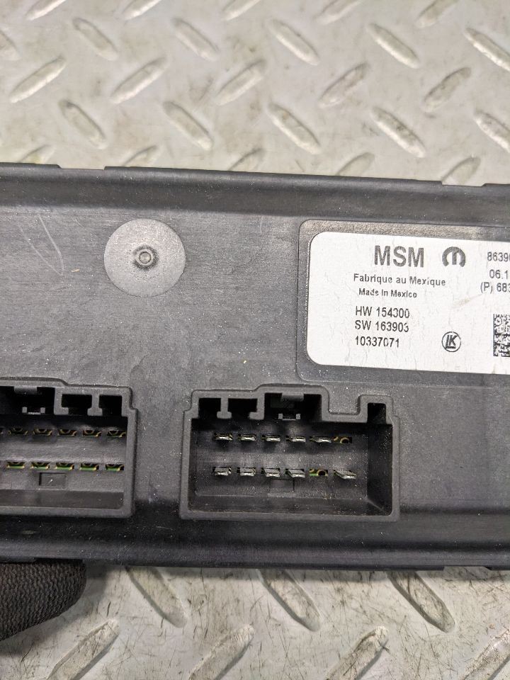 Chassis ECM Memory Front Seat Fits 17-25 PACIFICA 1181614