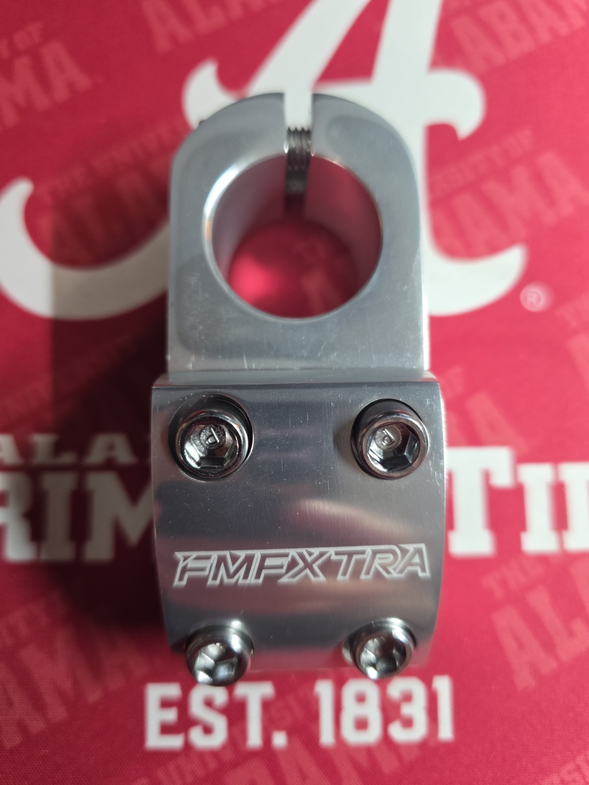 Bike Stem 1 and 1/8th Inch 28.5mm Aluminum FMFXTRA Silver New FMF Company