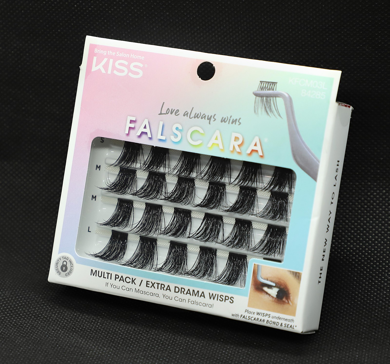 KISS FALSCARA Extra Drama Wisps Lash Multipack KFCM03 84285 24 Lashes
