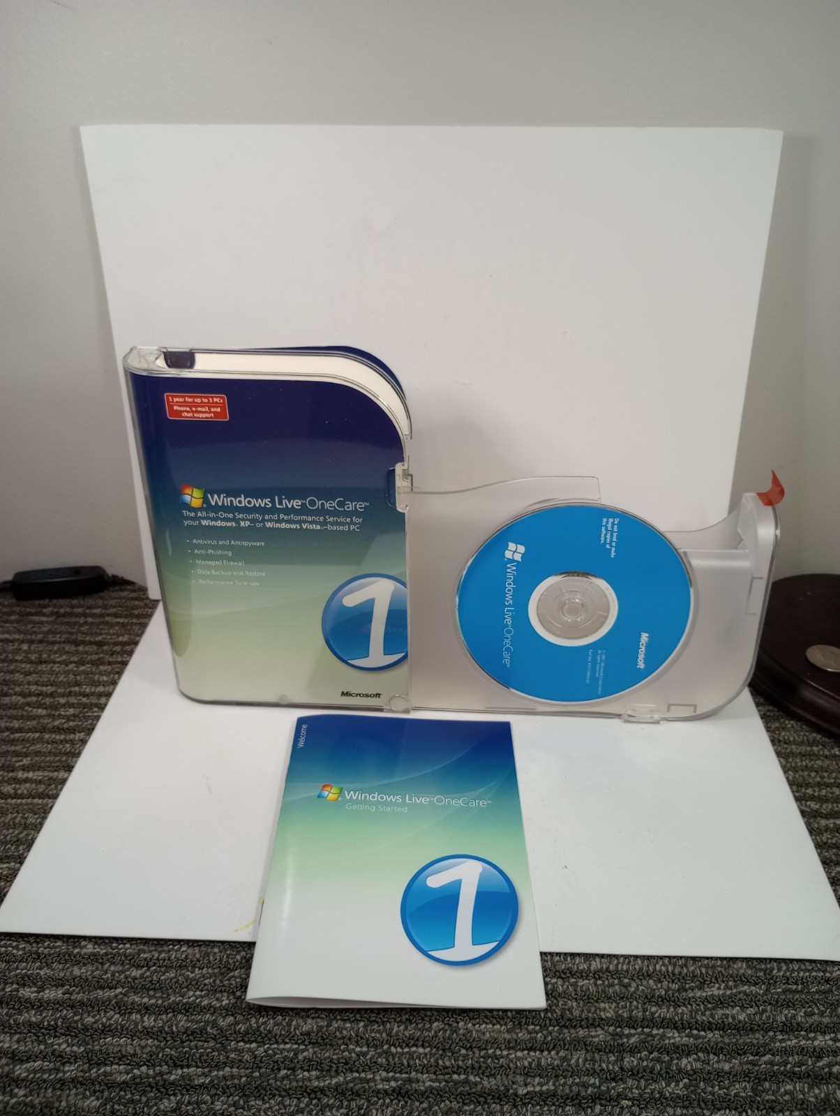 WINDOWS LIVE ONE CARE  Microsoft Antivirus& Antispyware XP/Vista 2007