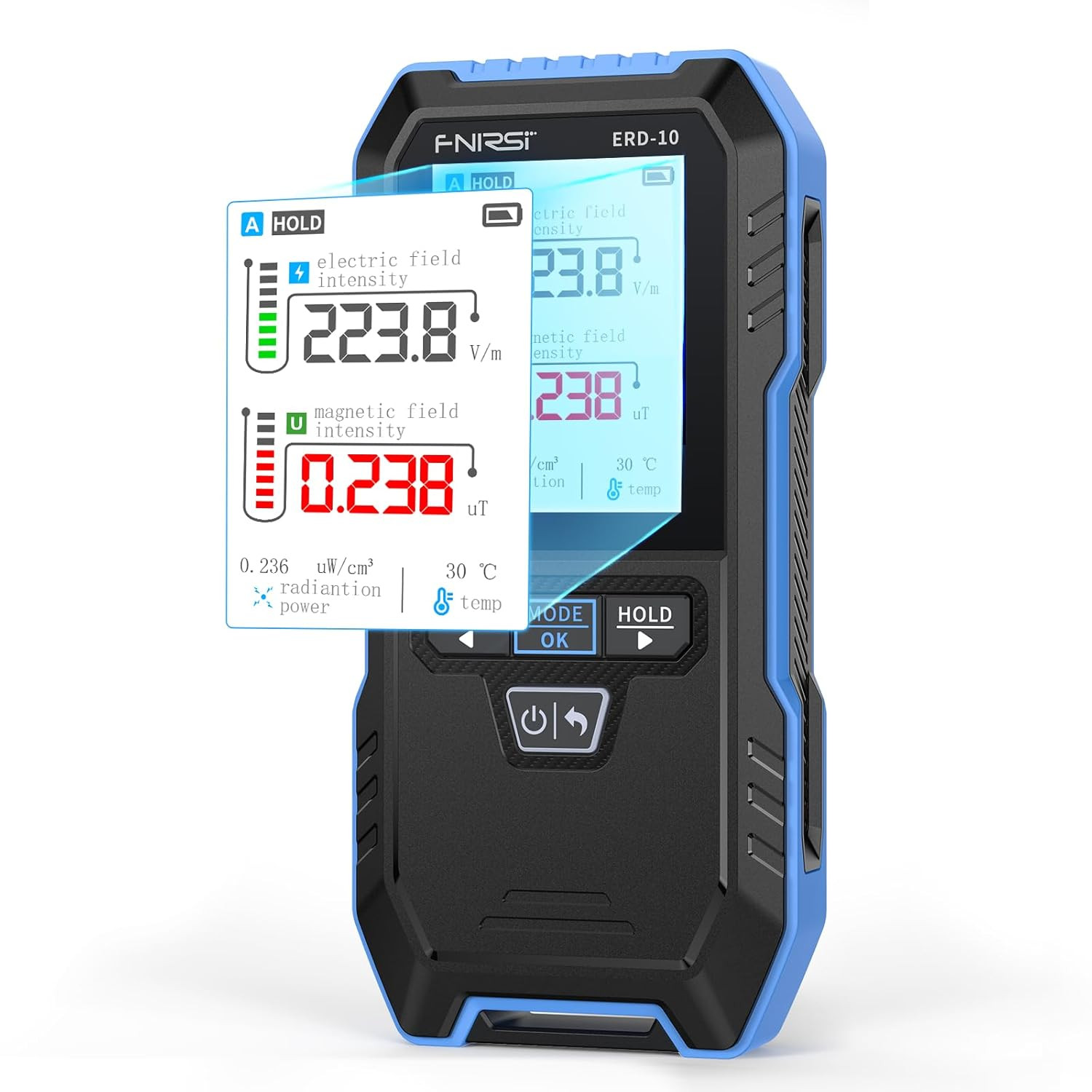 【Newly Upgraded】FNRSI ERD-10 Digital EMF Meter, Electromagnetic Field Radiation