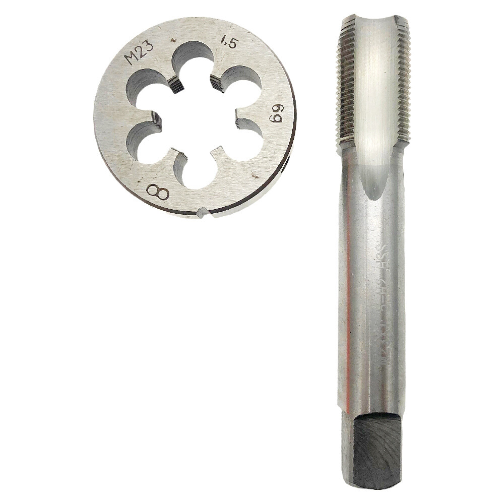 HSS M23 x 1.5 Tap and Die Set Right Hand M23x1.5mm Die M23 x 1.5 Thread Tap RH