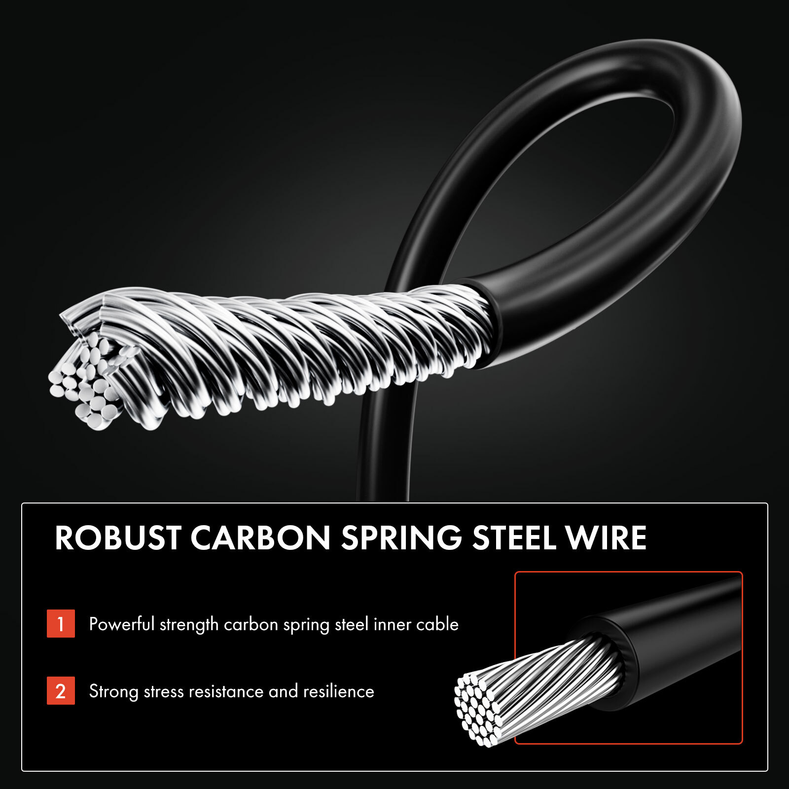 New Intermediate Parking Brake Cable for Chevy Silverado 1500 GMC Sierra 1500