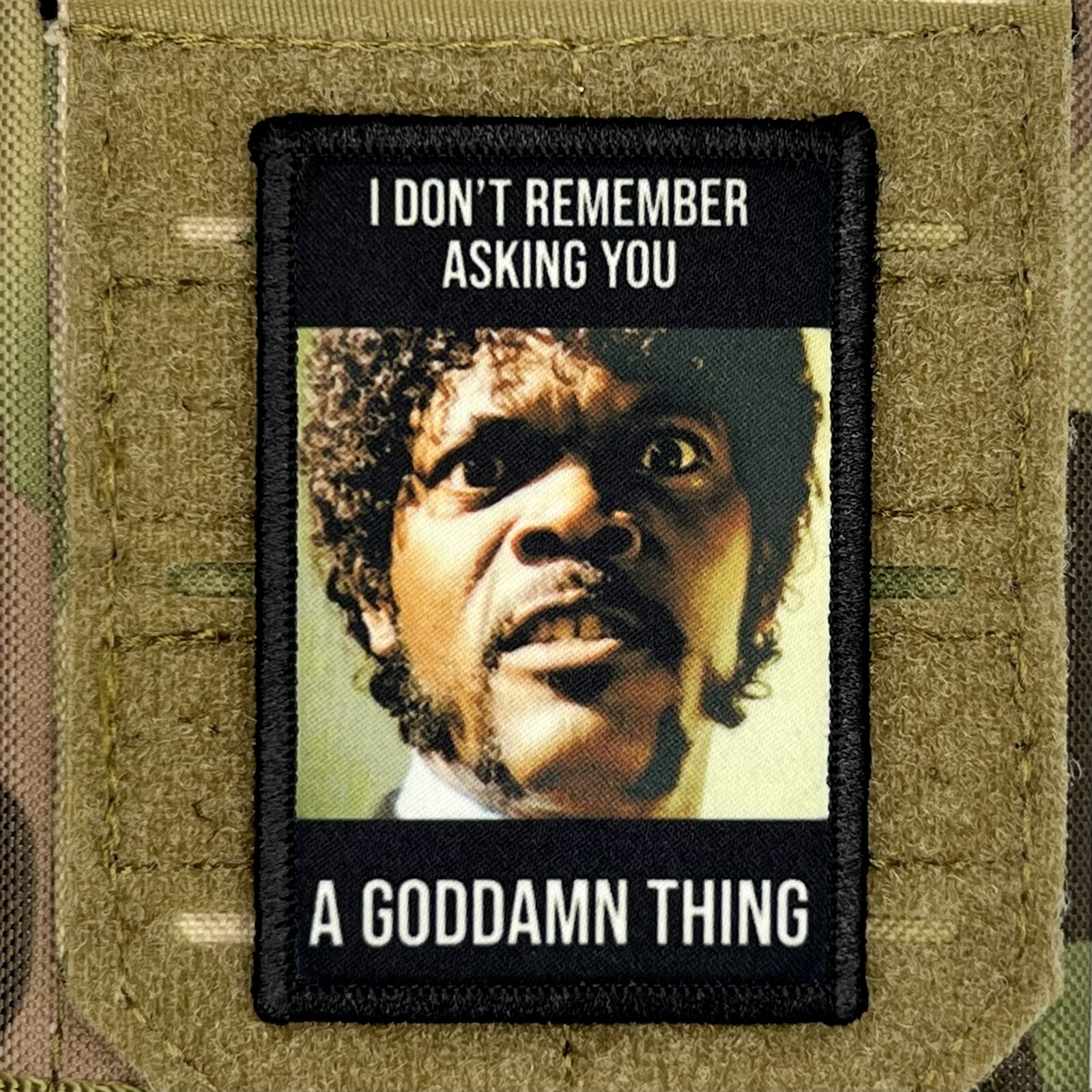Pulp Fiction Morale Patch / Military ARMY Tactical Hook & Loop 308