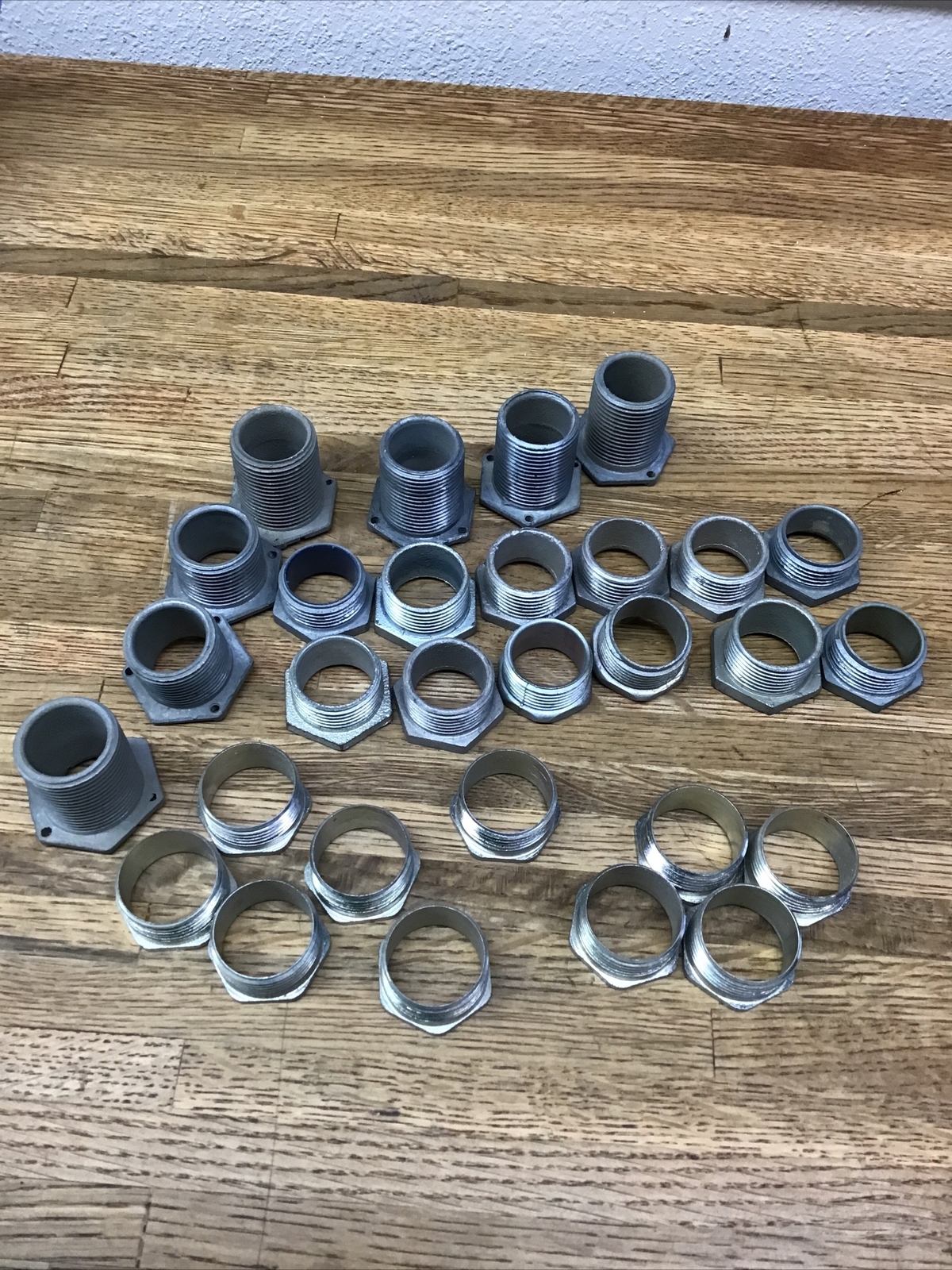 Mixed BOX OF 29    1" Conduit Nipples Long And Short  NOS (box BB)