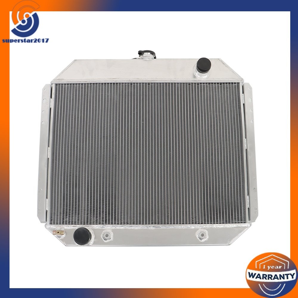 4 Row Aluminum Radiator For Ford F100 F150 F250 F-350 Bronco V8 1966-1979 CC433