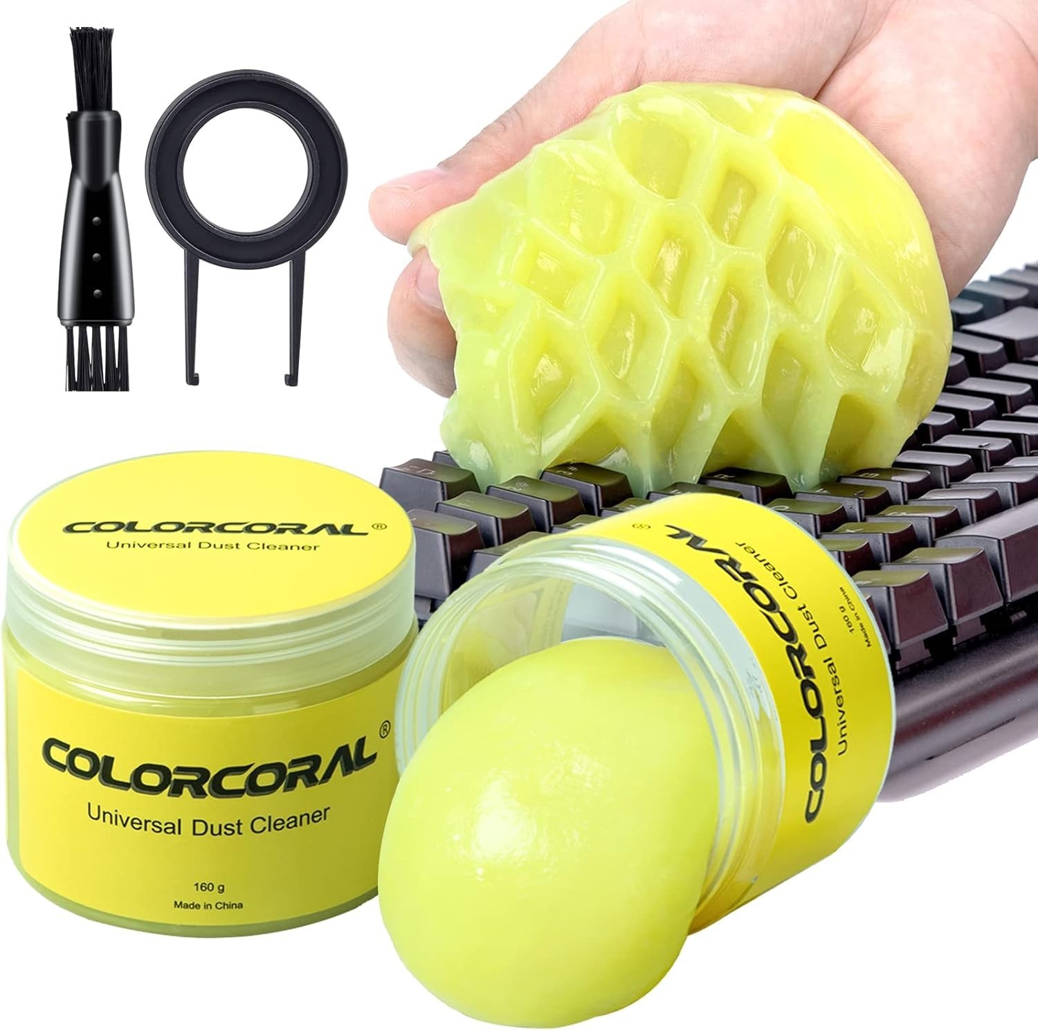 2Pack Keyboard Cleaning Gel Set Universal Dust Cleaner for PC