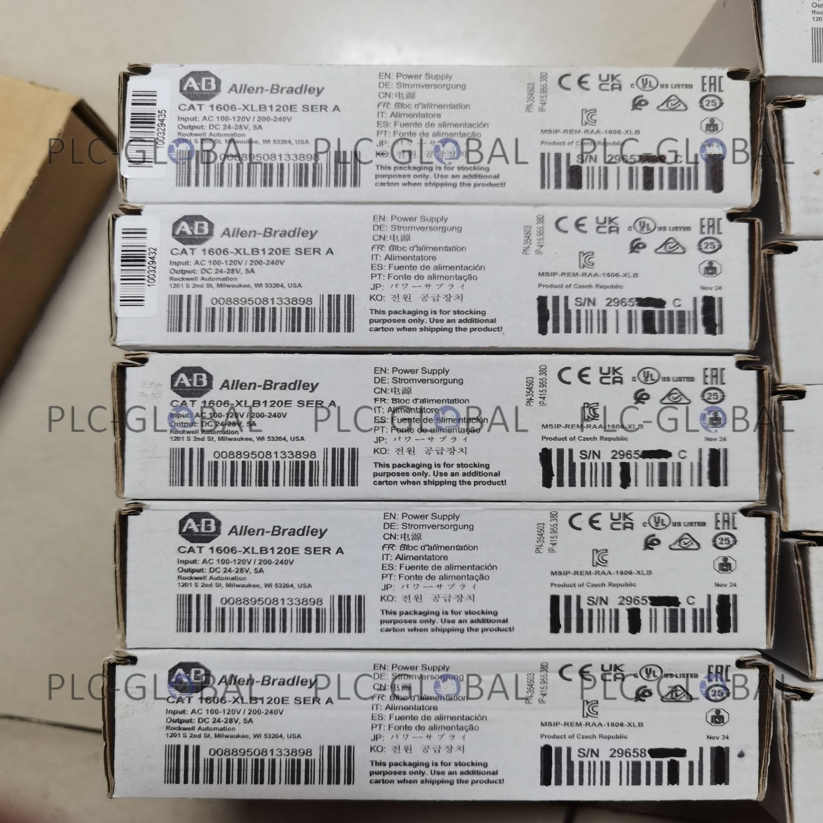 1 Unit Brand New Allen-Bradley 1606-XLB120E Local Stock With Warranty
