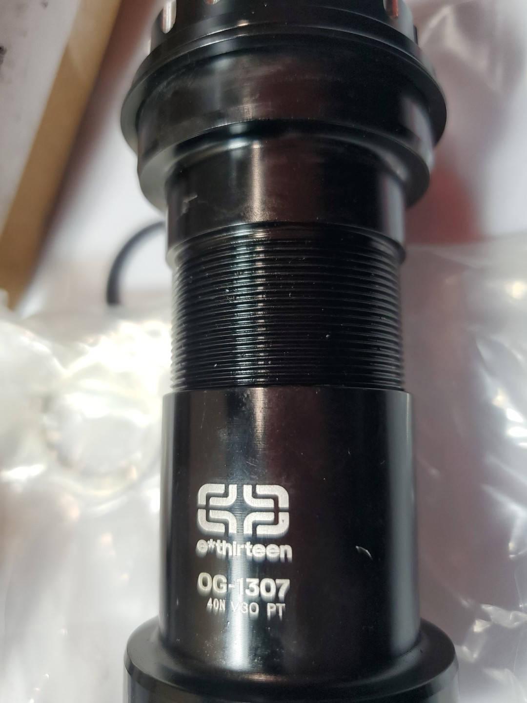 e*thirteen PF30 ThreadFit Bottom Bracket Press Fit 24mm spindle 68mm-83mm shell