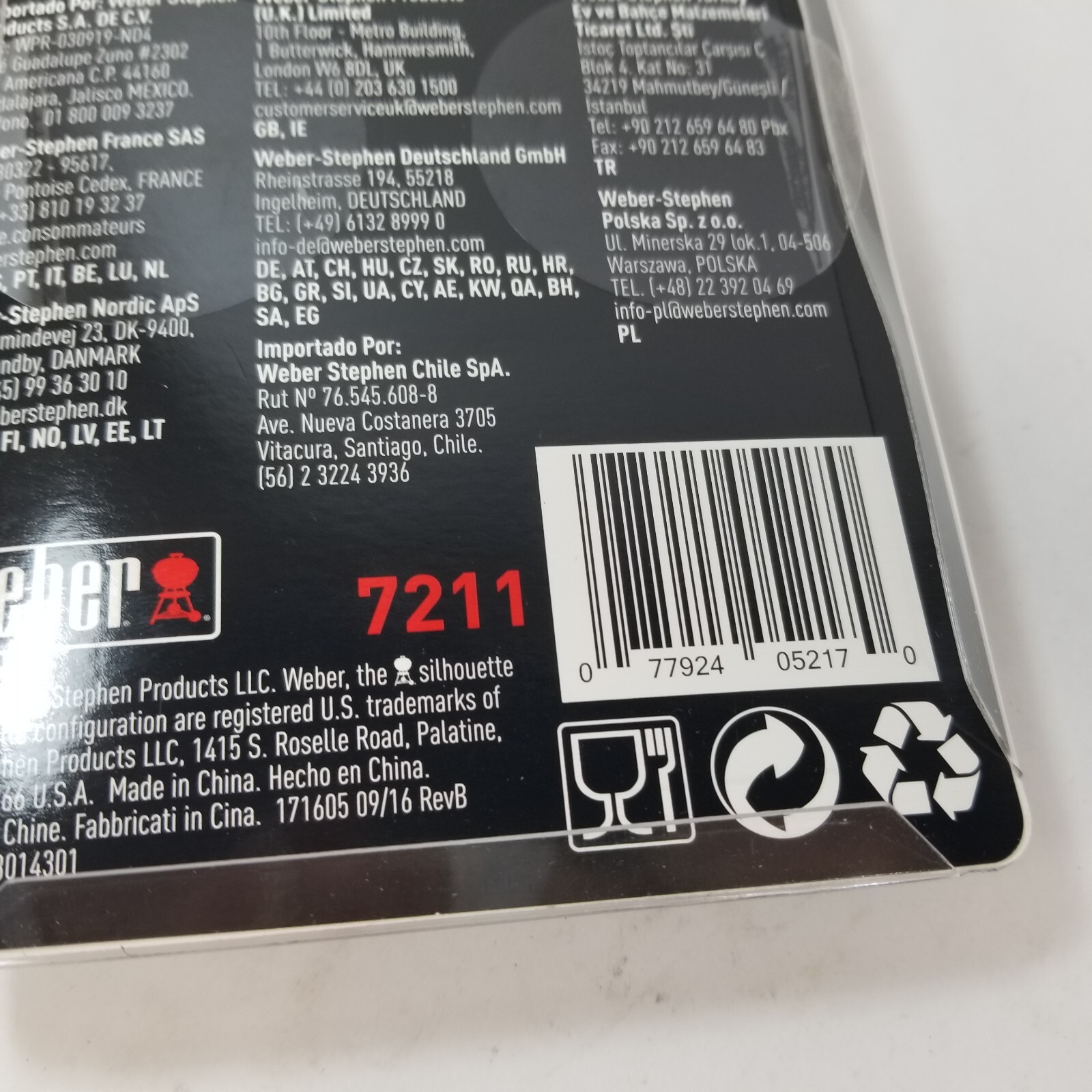 Weber iGrill Thermometer Pro Meat Temp Probe for Grill