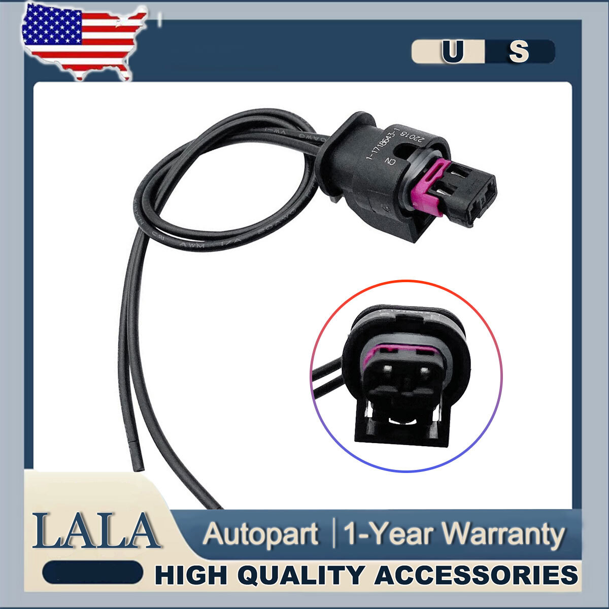 Fits Tesla Model 3, Y, S, X 12-25 Pedestrian Warning Speaker Repair Connector