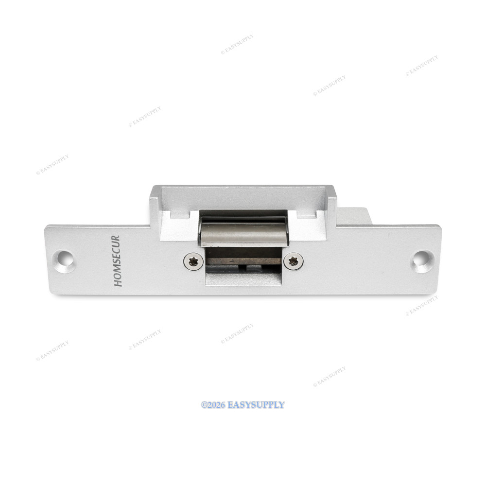 HOMSECUR DC12V Door Security Strike Lock 1100lbs for Time Attendance System