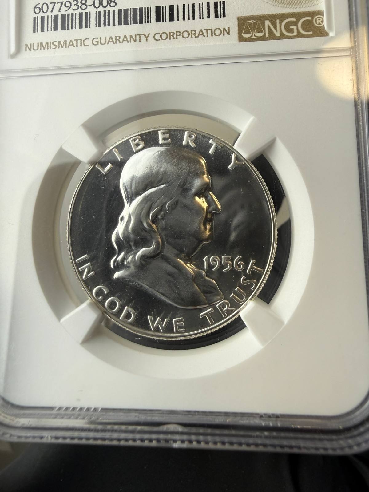 1956 Type 2 90% Silver Proof Franklin Half Dollar NGC PF67 ✨