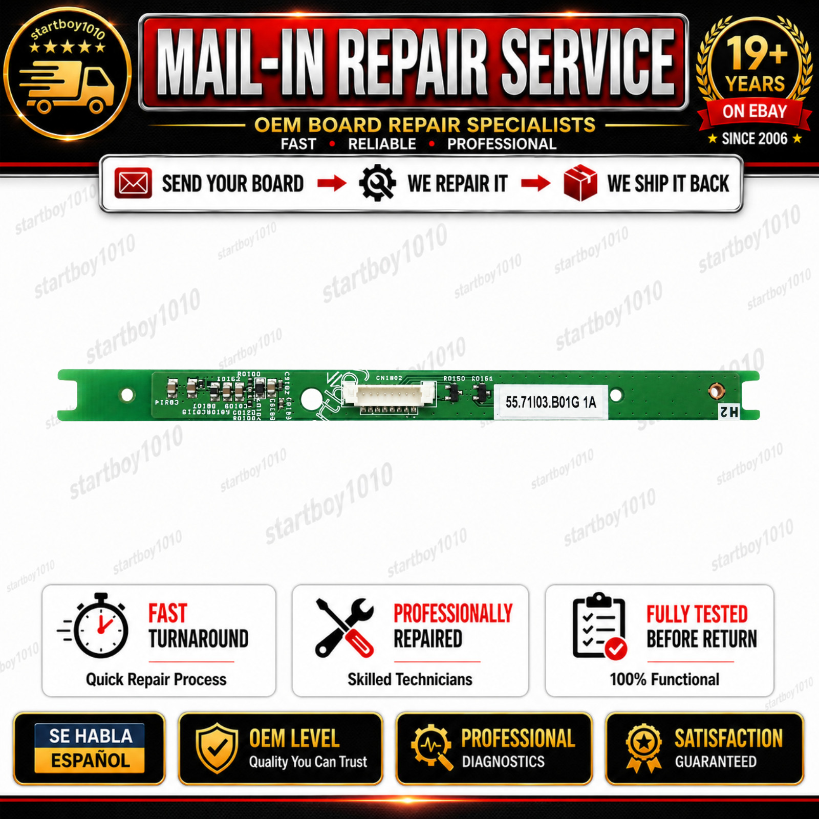 Repair Service 1-857-331-21 H2 55.71I02.A01G 1A  SONY KDL-26L5000,KDL-32L5000