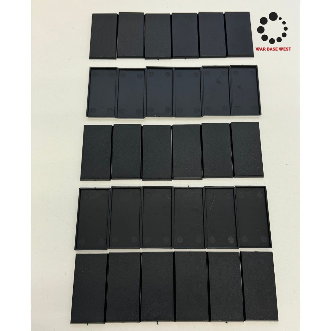 Lot of 30 Warhammer Fantasy 30mm X 60mm Cavalry Bases Rectangular