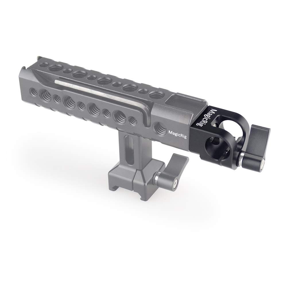 MAGICRIG Single Hole 15mm Rod Clamp for ARRI-Type Locating Hole