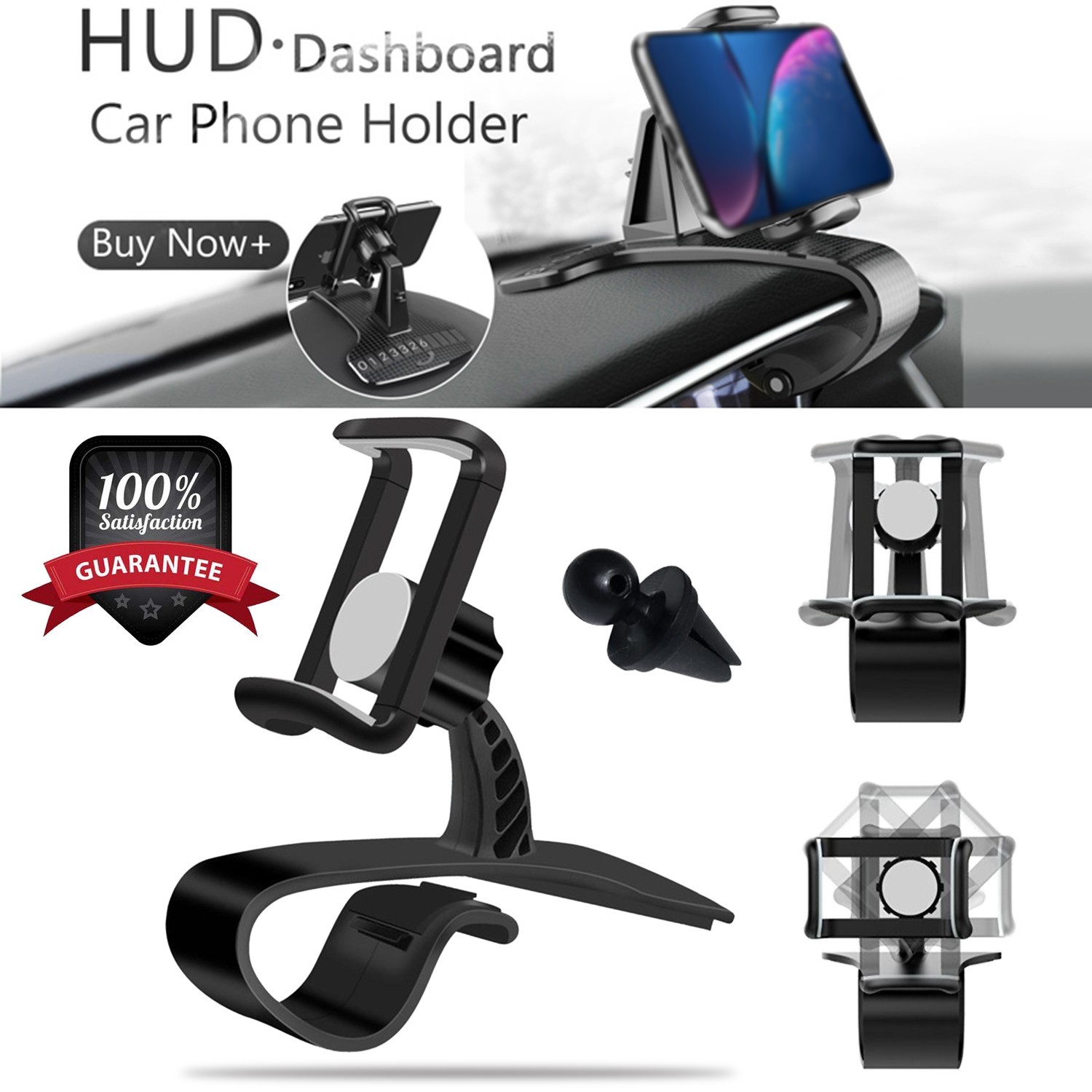 Universal Car Dashboard Mount Holder Stand HUD Design Cradle for GPS Cell Phone