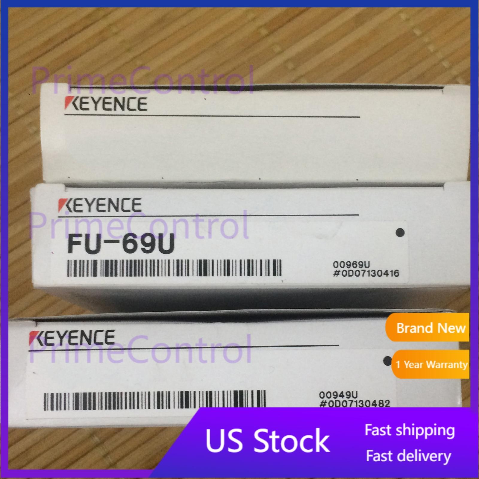 One Keyence FU-69U Fiber Optic Sensor New Free Shipping