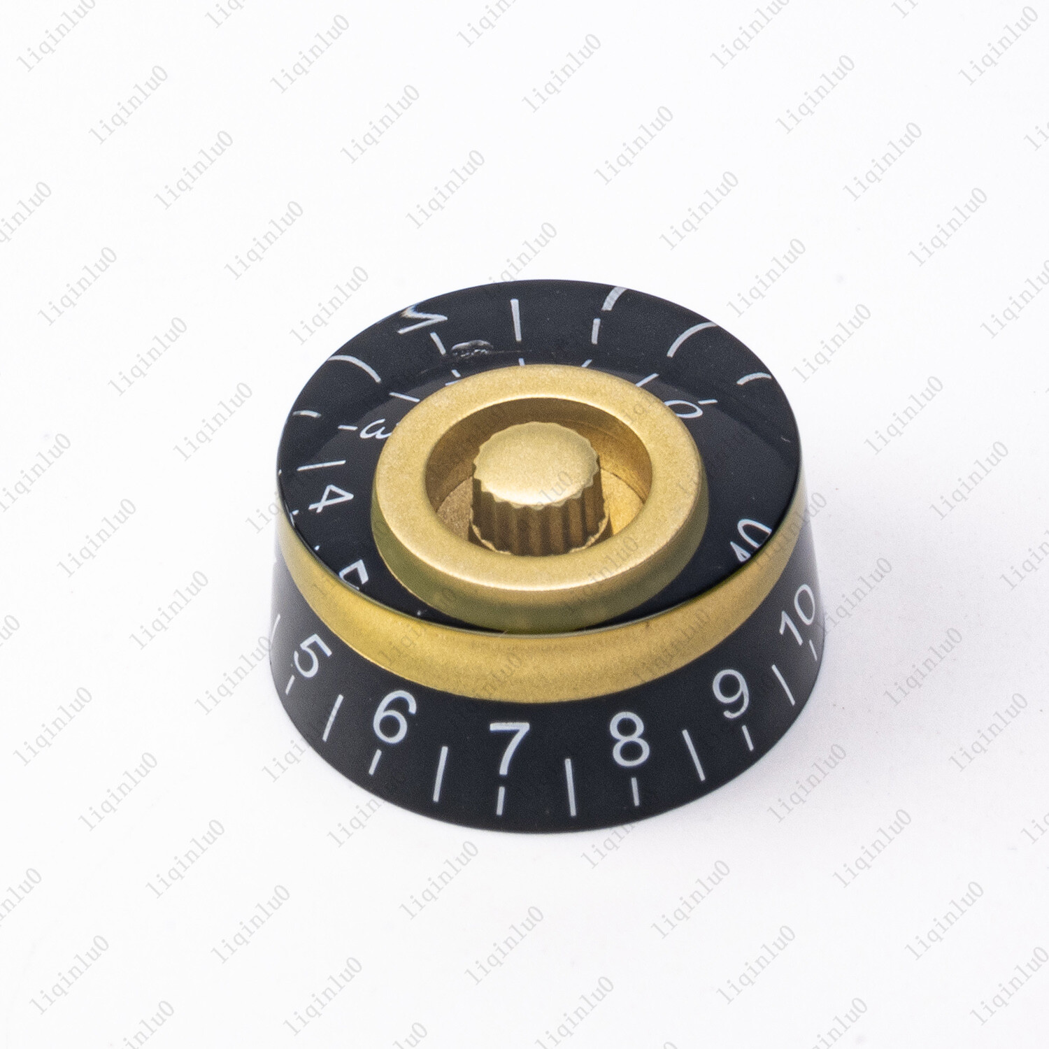4 Pcs Gold/Black LP Guitar Control Knobs Speed Dial Knobs for SG Les Paul