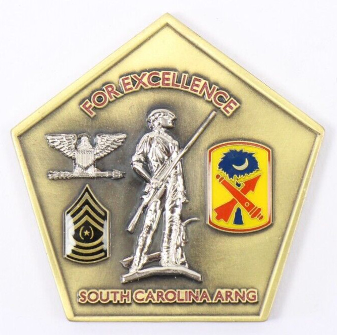 South Carolina ARNG Challenge Coin Task Force Citadel Operation Noble Eagle
