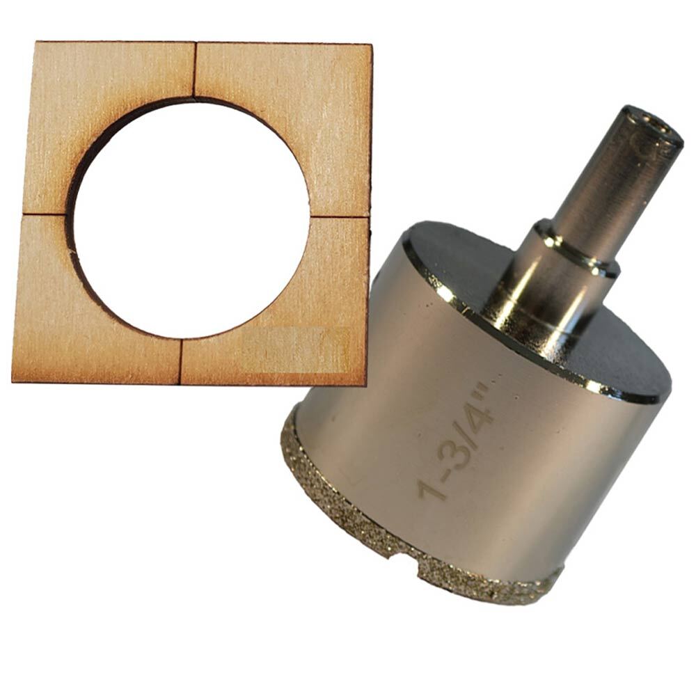 1/4" - 7 1/4" Diamond Tip Hole Saw Porcelain Ceramic Glass Granite Concrete Rock