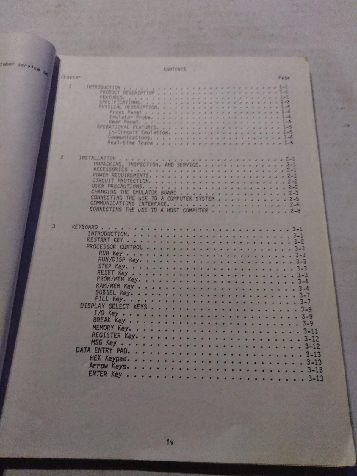 MILLENIUM SYSTEMS MICRO EMULATOR PRELIMINARY USERS MANUAL