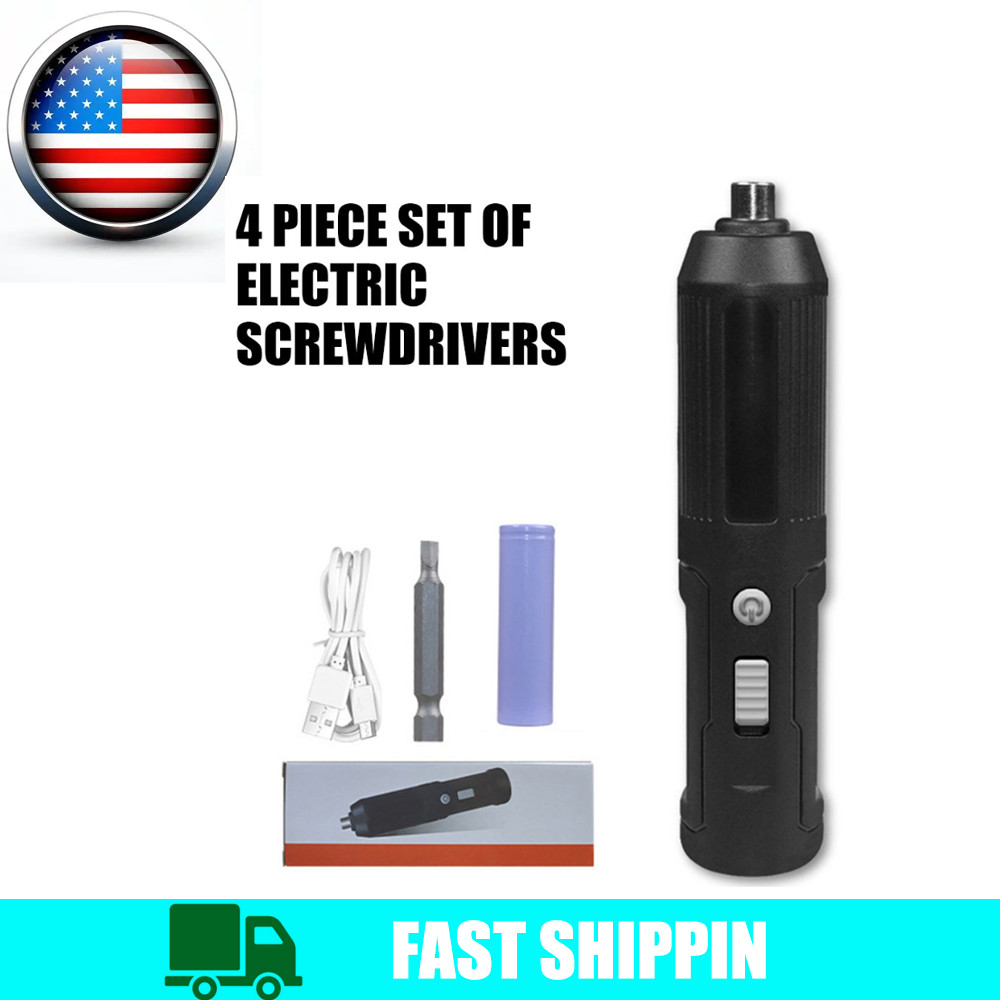 Electric Screwdriver Cordless USB Rechargeable Home Mini Screw Driver Power Tool