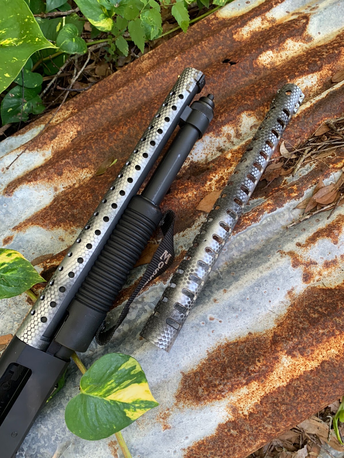 Custom MARINECOAT GRID MOSSBERG SHOCKWAVE Heat Shield Shotgun ROUGH MODIFIED