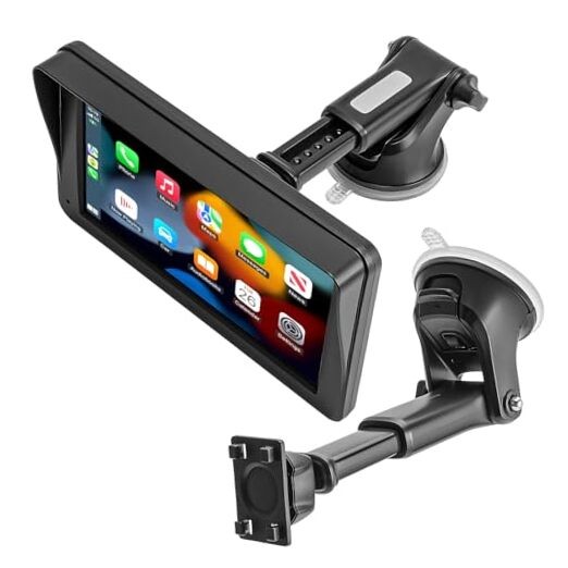 Replacement Suction Cup Car Mount for CarPlay Screen with Quick Extension