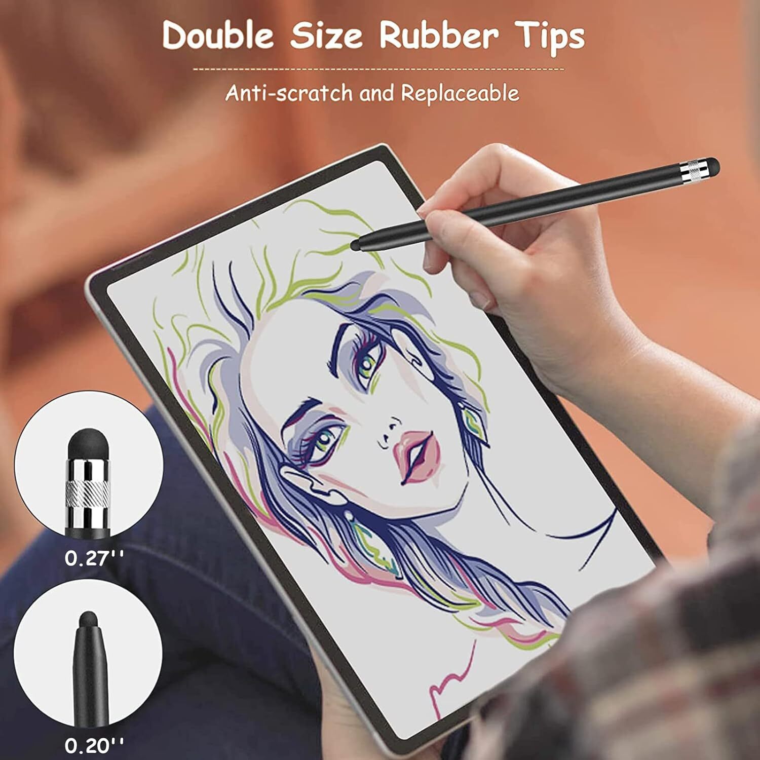 4PCS Touch Screen Pen Stylus Universal For iPhone iPad Samsung Amazon Tablet