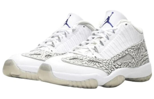 2015 Jordan 11 Retro Low IE Cobalt Size 10  306008-102  WHITE/COBALT-ZEN GREY